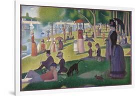 A Sunday on La Grande Jatte -- 1884, 1884-86-Georges Seurat-Framed Giclee Print