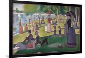 A Sunday on La Grande Jatte -- 1884, 1884-86-Georges Seurat-Framed Giclee Print