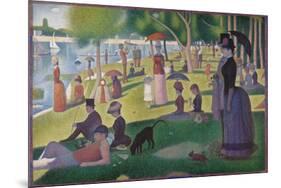 A Sunday on La Grande Jatte -- 1884, 1884-86-Georges Seurat-Mounted Premium Giclee Print