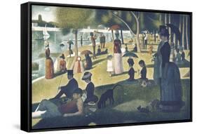 A Sunday on La Grande Jatte 1884, 1884-86-Georges Seurat-Framed Stretched Canvas