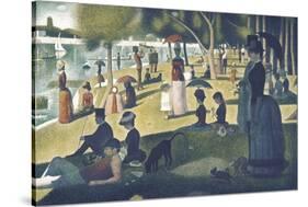 A Sunday on La Grande Jatte 1884, 1884-86-Georges Seurat-Stretched Canvas