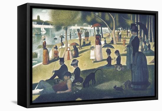 A Sunday on La Grande Jatte 1884, 1884-86-Georges Seurat-Framed Stretched Canvas