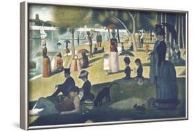 A Sunday on La Grande Jatte 1884, 1884-86-Georges Seurat-Framed Art Print