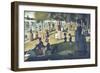 A Sunday on La Grande Jatte 1884, 1884-86-Georges Seurat-Framed Art Print