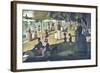 A Sunday on La Grande Jatte 1884, 1884-86-Georges Seurat-Framed Art Print