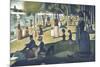 A Sunday on La Grande Jatte 1884, 1884-86-Georges Seurat-Mounted Premium Giclee Print