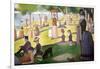 A Sunday on La Grande Jatte 1884, 1884-86-Georges Seurat-Framed Art Print