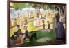 A Sunday on La Grande Jatte 1884, 1884-86-Georges Seurat-Framed Art Print