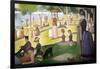 A Sunday on La Grande Jatte 1884, 1884-86-Georges Seurat-Framed Art Print