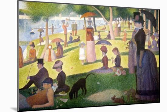 A Sunday on La Grande Jatte 1884, 1884-86-Georges Seurat-Mounted Art Print