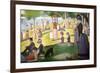 A Sunday on La Grande Jatte 1884, 1884-86-Georges Seurat-Framed Art Print