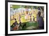 A Sunday on La Grande Jatte 1884, 1884-86-Georges Seurat-Framed Art Print