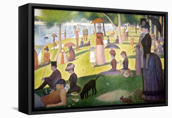 A Sunday on La Grande Jatte 1884, 1884-86-Georges Seurat-Framed Stretched Canvas