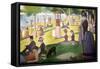 A Sunday on La Grande Jatte 1884, 1884-86-Georges Seurat-Framed Stretched Canvas