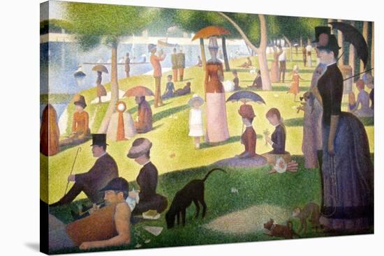 A Sunday on La Grande Jatte 1884, 1884-86-Georges Seurat-Stretched Canvas