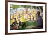 A Sunday on La Grande Jatte 1884, 1884-86-Georges Seurat-Framed Premium Giclee Print