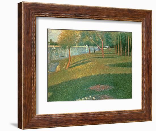 A Sunday on La Grande Jatte 1884, 1884-86-Georges Seurat-Framed Giclee Print