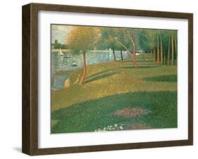 A Sunday on La Grande Jatte 1884, 1884-86-Georges Seurat-Framed Giclee Print