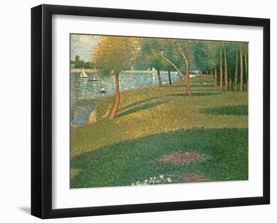 A Sunday on La Grande Jatte 1884, 1884-86-Georges Seurat-Framed Giclee Print