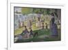 A Sunday on La Grande Jatte, 1884-86-Georges Pierre Seurat-Framed Giclee Print