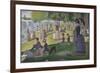 A Sunday on La Grande Jatte, 1884-86-Georges Pierre Seurat-Framed Giclee Print