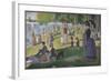 A Sunday on La Grande Jatte, 1884-86-Georges Pierre Seurat-Framed Giclee Print