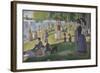 A Sunday on La Grande Jatte, 1884-86-Georges Pierre Seurat-Framed Giclee Print