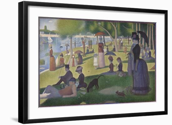 A Sunday on La Grande Jatte, 1884-86-Georges Pierre Seurat-Framed Giclee Print