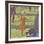 A Sunday on La Grande Jatte, 1884-86-Georges Pierre Seurat-Framed Giclee Print