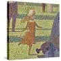 A Sunday on La Grande Jatte, 1884-86-Georges Pierre Seurat-Stretched Canvas