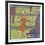 A Sunday on La Grande Jatte, 1884-86-Georges Pierre Seurat-Framed Giclee Print