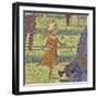 A Sunday on La Grande Jatte, 1884-86-Georges Pierre Seurat-Framed Giclee Print