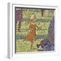 A Sunday on La Grande Jatte, 1884-86-Georges Pierre Seurat-Framed Giclee Print