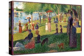 A Sunday on La Grande Jatte-Georges Seurat-Stretched Canvas