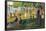 A Sunday on La Grande Jatte-Georges Seurat-Framed Stretched Canvas