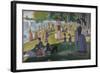 A Sunday on La Grande Jatte-Georges Seurat-Framed Giclee Print