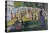 A Sunday on La Grande Jatte-Georges Seurat-Stretched Canvas