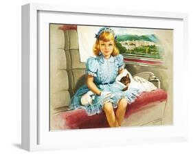 A Sunday Train Ride-Guido Gruenwald-Framed Giclee Print