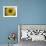 A Sunflower is Reflected in Raindrops on a Car Window-null-Framed Photographic Print displayed on a wall