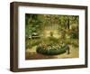 A Sunlit Flower Garden-Laszlo Neogrady-Framed Giclee Print