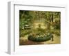 A Sunlit Flower Garden-Laszlo Neogrady-Framed Giclee Print