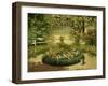 A Sunlit Flower Garden-Laszlo Neogrady-Framed Giclee Print