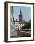 A Sunlit Square, Seville-Enrique Roldan-Framed Giclee Print