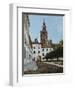 A Sunlit Square, Seville-Enrique Roldan-Framed Giclee Print