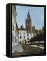 A Sunlit Square, Seville-Enrique Roldan-Framed Stretched Canvas