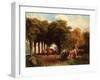 A Sunny Afternoon in the Park-Charles Rochussen-Framed Giclee Print