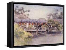 A Sunny Garden-Mortimer Ludington Menpes-Framed Stretched Canvas