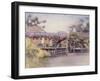 A Sunny Garden-Mortimer Ludington Menpes-Framed Giclee Print