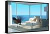 A Sunny Living Room Interior-PlusONE-Framed Stretched Canvas