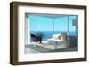 A Sunny Living Room Interior-PlusONE-Framed Photographic Print